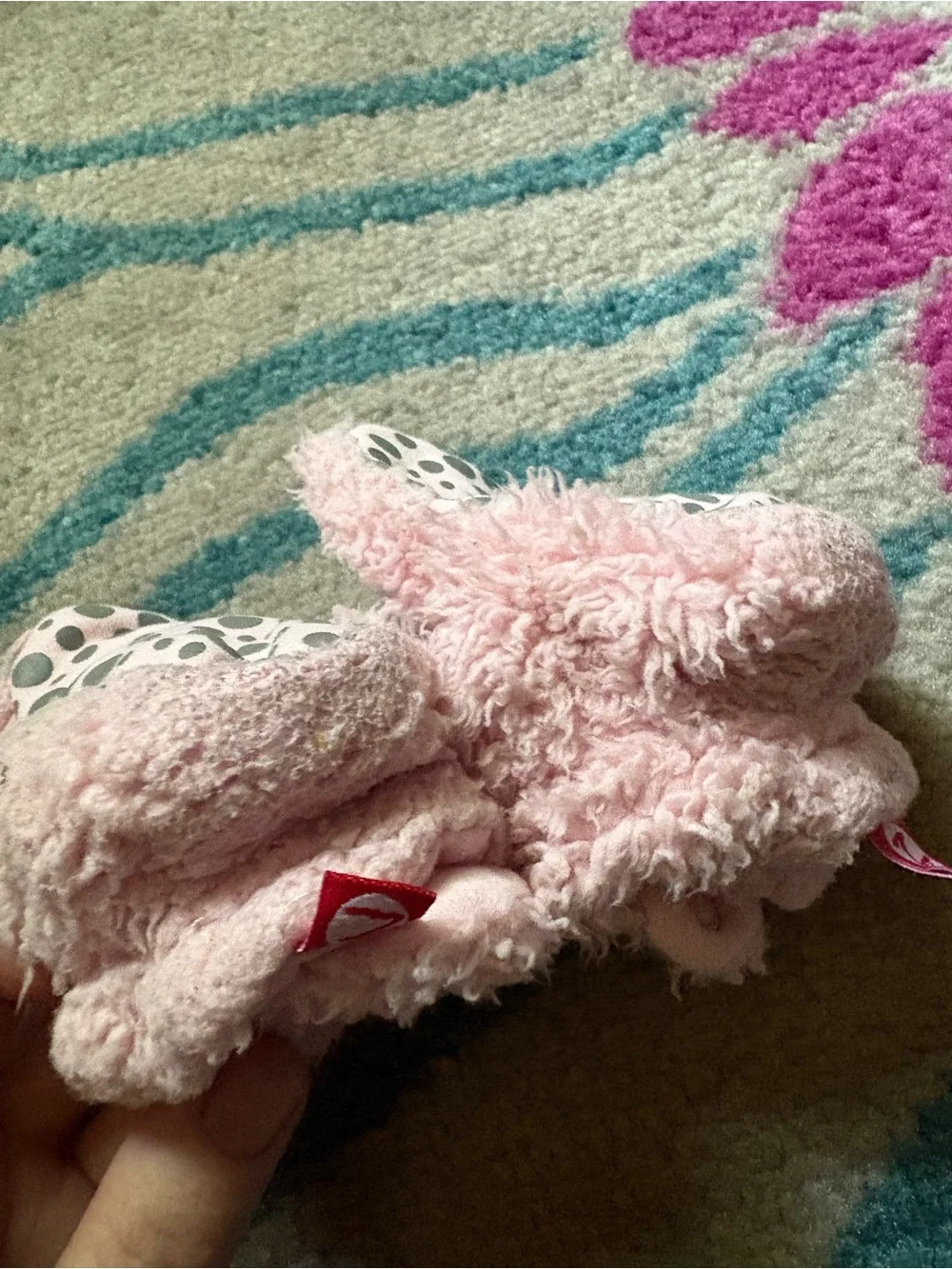 Zutano Fuzzy Pink Baby Booties Size 6 Months